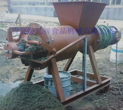 配10 螺旋擠壓 固液分離機(jī)實用效果.jpg